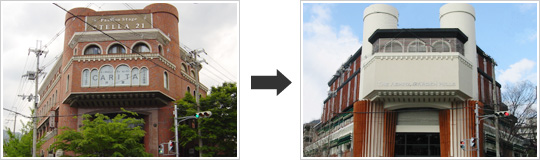 THE ASHIYA GARDEN HILLSの写真 左:バリューアップ前 右:バリューアップ後